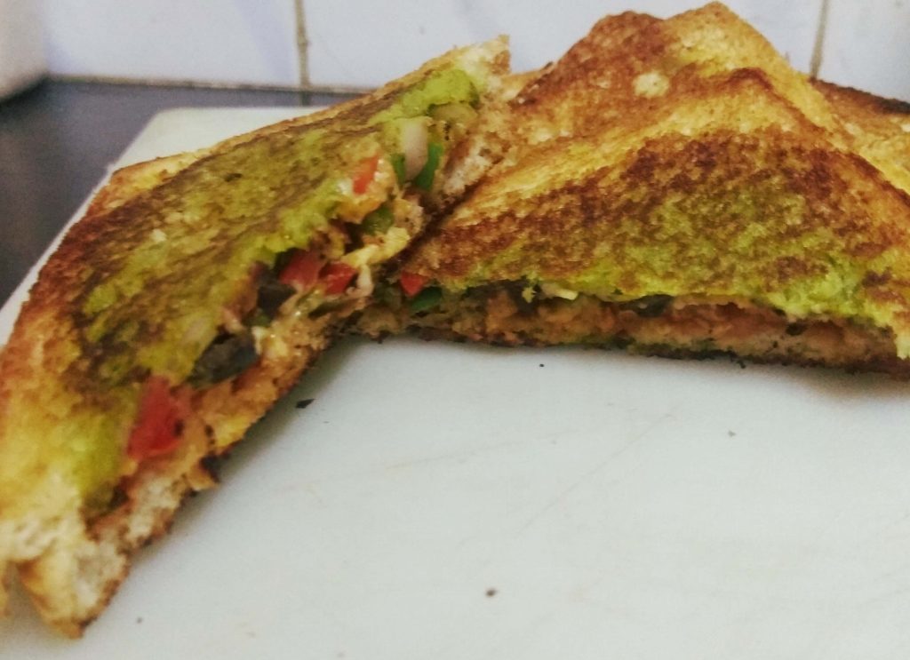 Schezwan Sandwiches Sanjyot Keer