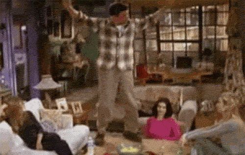 Chandler Dance Move at office part 