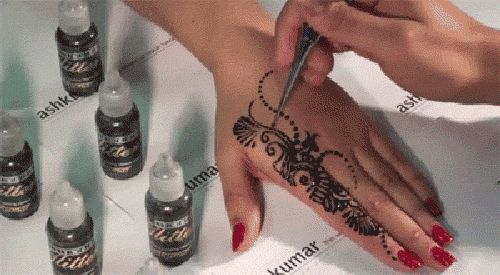 Mehendi at Catholic marriage