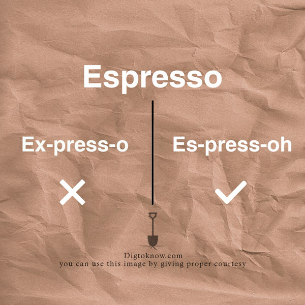 Proper pronunciation of Espresso