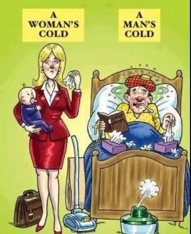 Hilarious Cartoons showing how cold is majorly different for both the sex