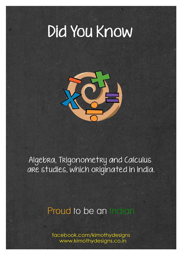 Algebra was originated in India