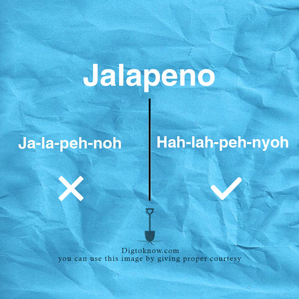 Proper pronunciation of Jalapeno