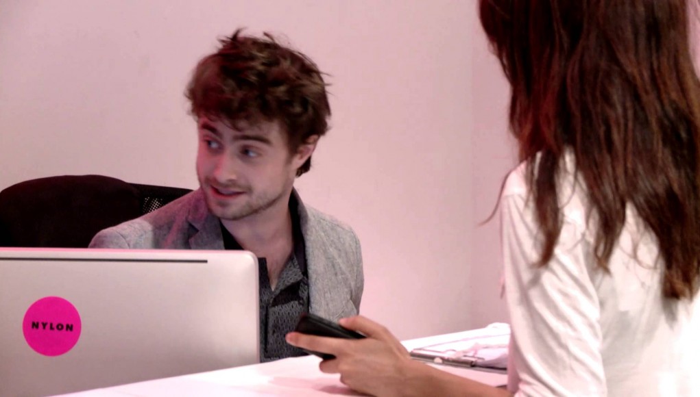 Daniel Radcliffe Turned Receptionist