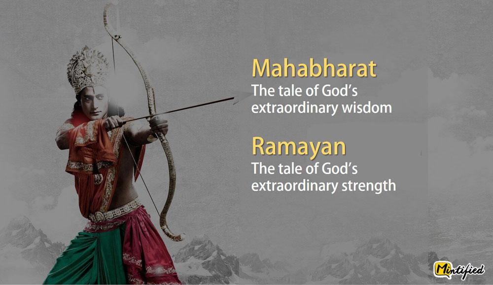 Mahabharata and Ramayana in Six Words