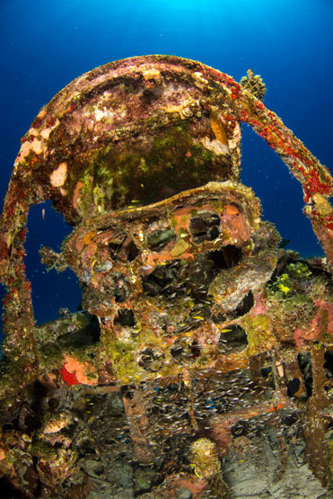 World War II planes beneath the ocean 