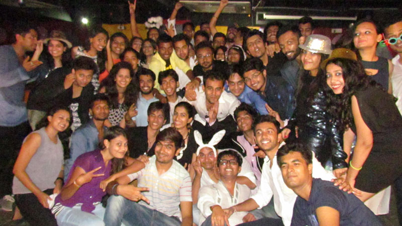 Group photo at NIEM Ahmedabad Party