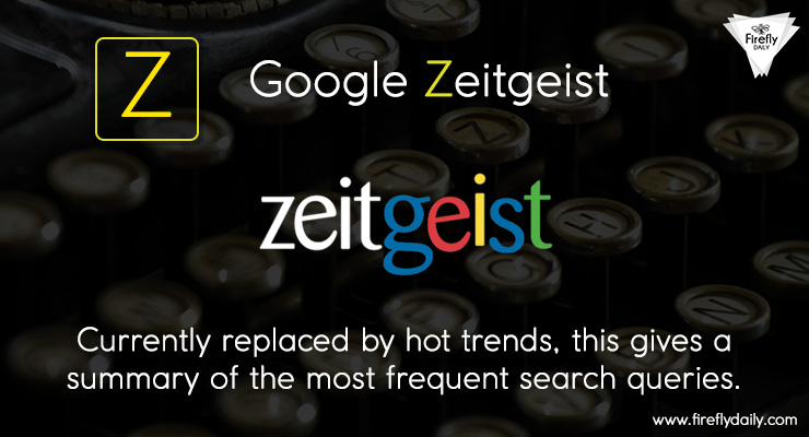 Zietgeist by google