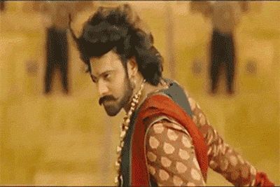 Prabhas as Bahubali 