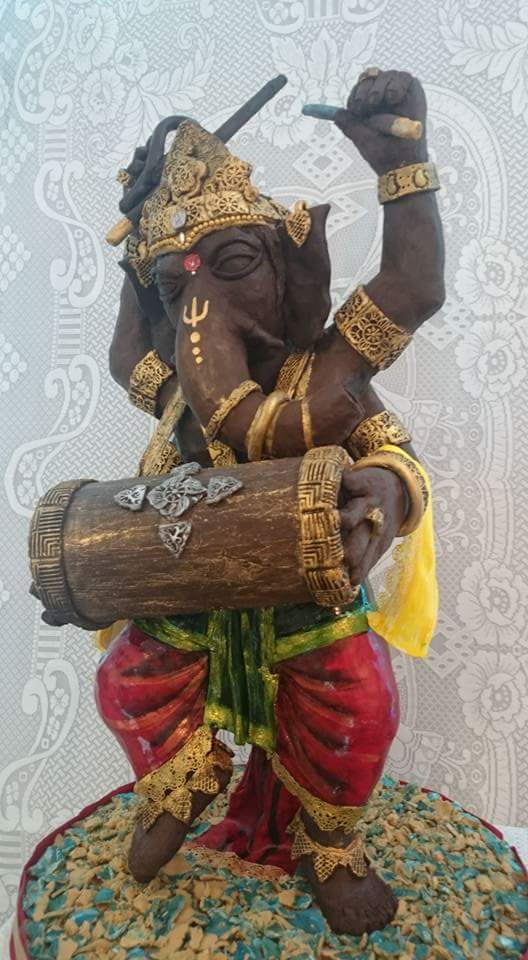 35 Kg Chocolate Ganesha Idol 