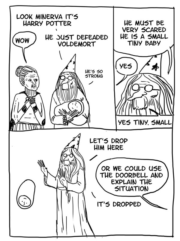 harry potter comic strips tumblr