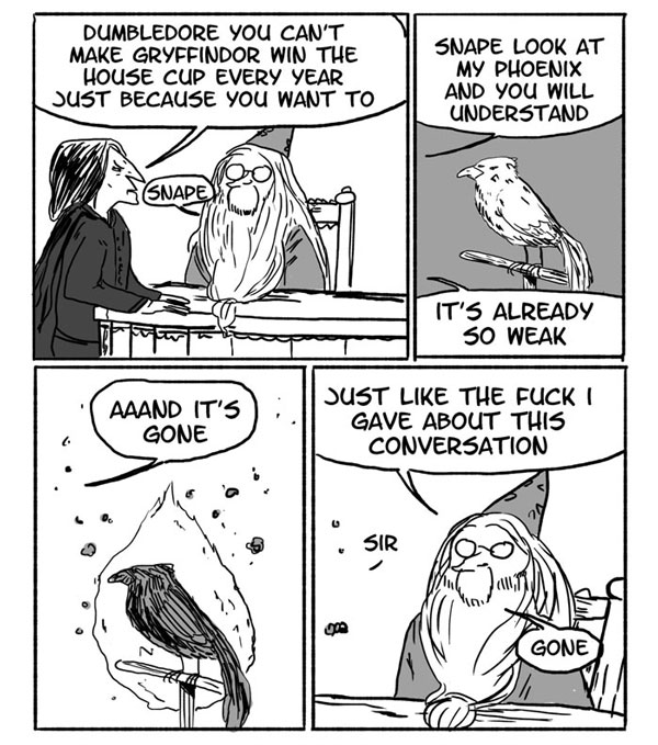 harry potter comic strips tumblr