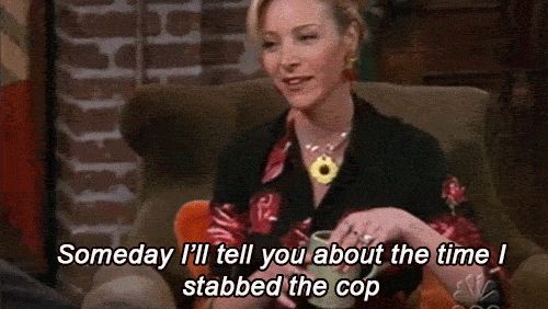 ms Buffay stabbed a cop