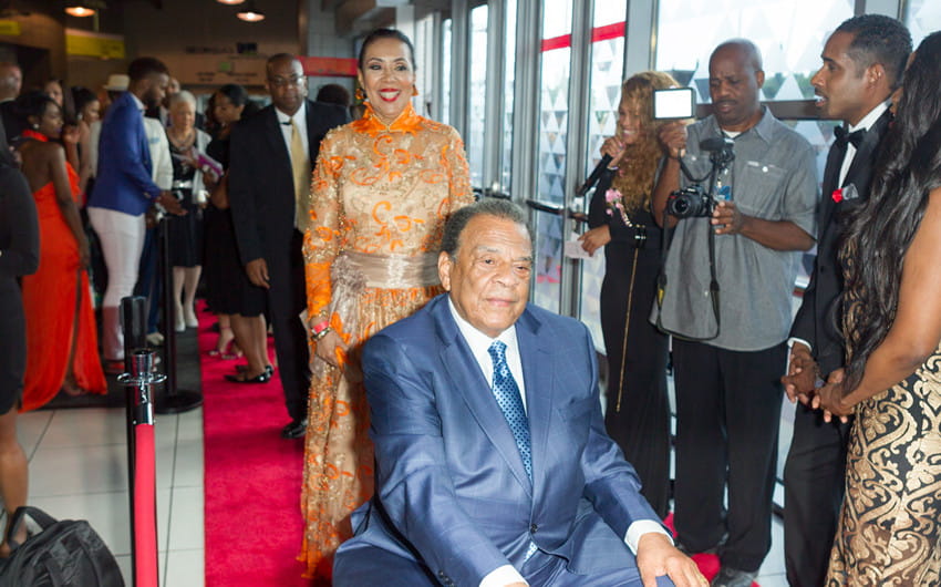 how old is andrew young's wife